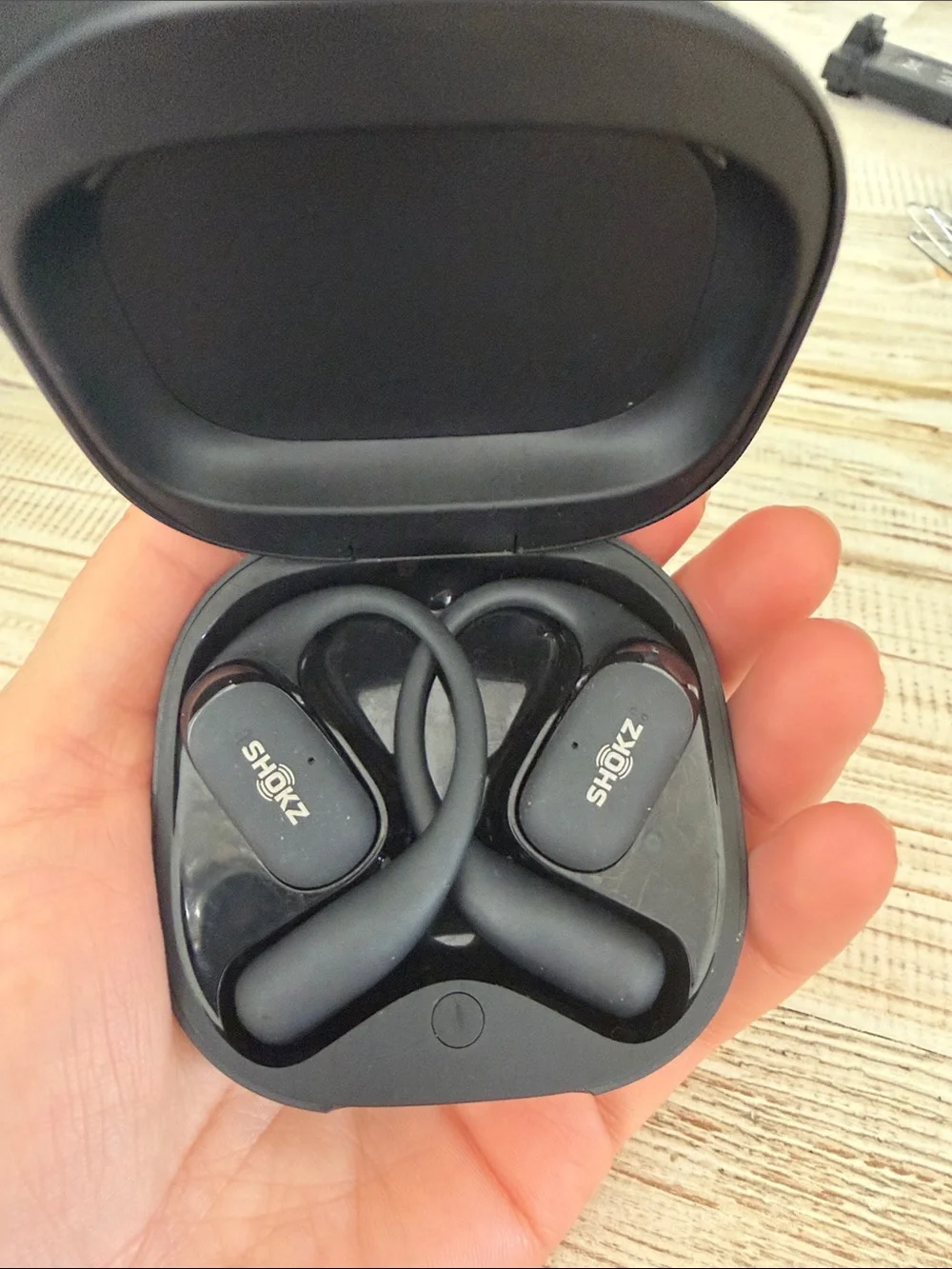 Shokz Black Carry Case with Headphones